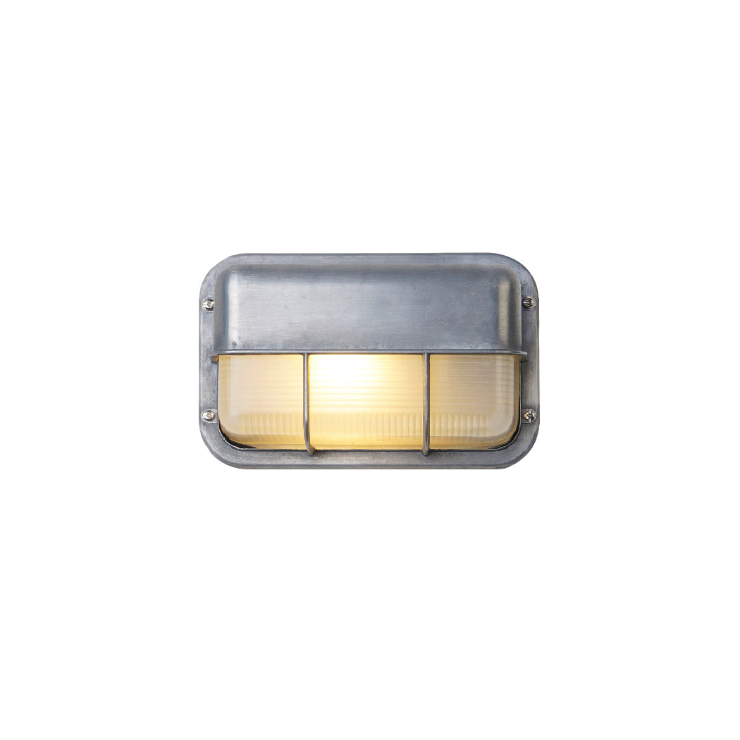 Vintage Outdoor Lamp Brass with Glass Shade - Wall Lighting for Terrace & Garden - Lamylie