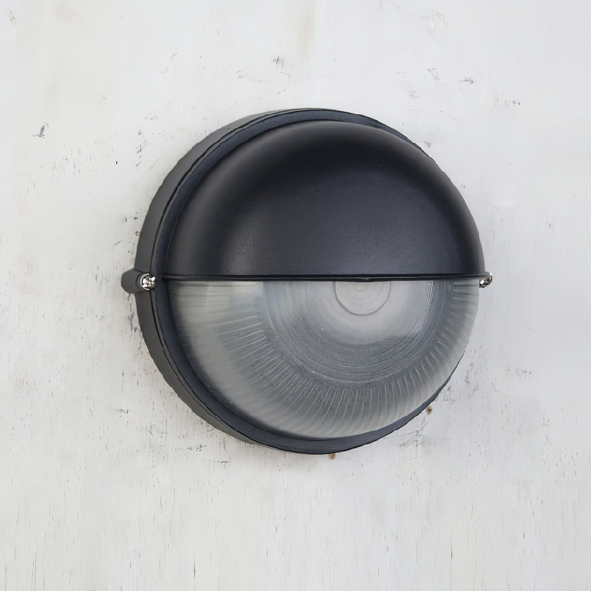 Vintage Outdoor Lamp Brass with Glass Shade - Wall Lighting for Terrace & Garden - Lamylie