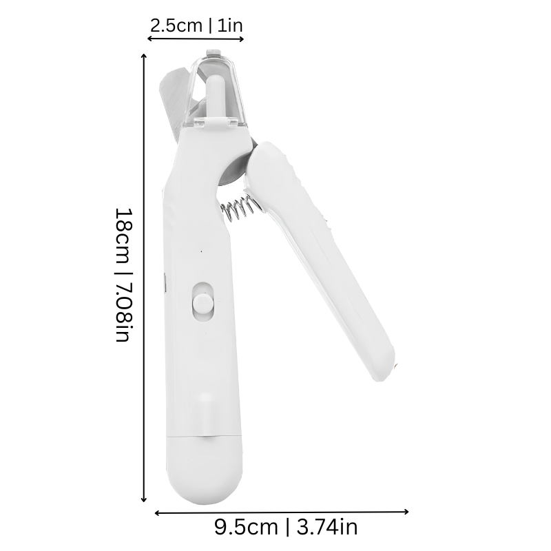 Coupe-ongles et lime-grinder douce 2-en-1 pour animaux - Lamylie