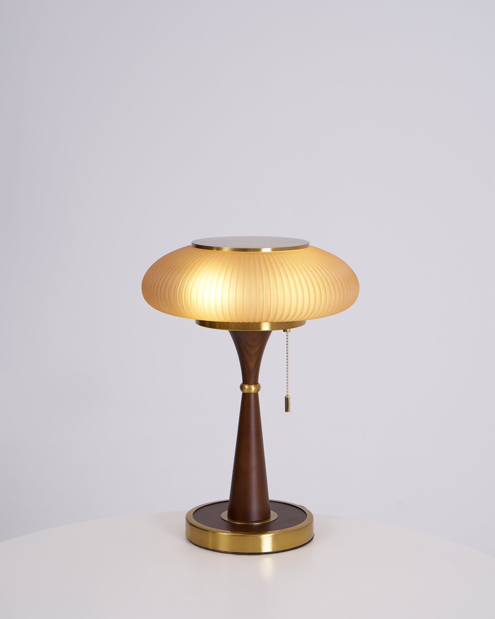 Lampa stołowa z kloszem w kształcie grzybka | oświetlenie w stylu vintage na biurka i szafki nocne – Lamylie