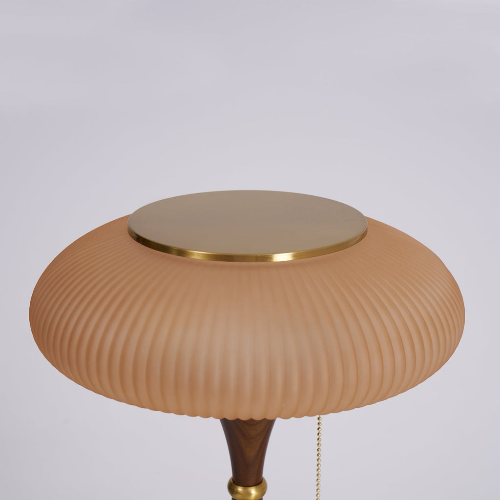 Lampa stołowa z kloszem w kształcie grzybka | oświetlenie w stylu vintage na biurka i szafki nocne – Lamylie