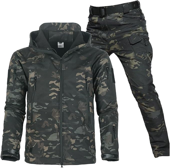 Voděodolná outdoorová souprava MaxShield s fleecovou podšívkou a několika kapsami