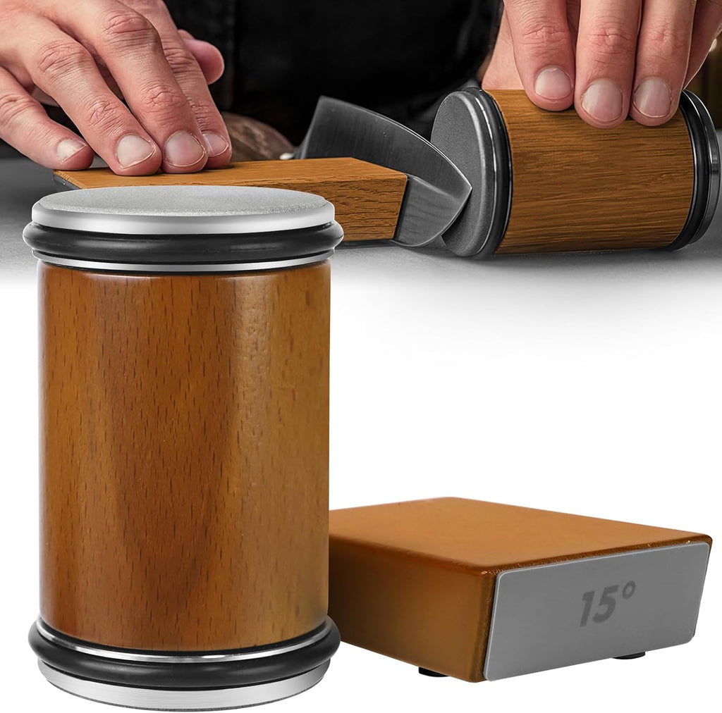 Knife Sharpening | Rolling Edge Sharpener | Quick & Accurate Sharpening | Blade Power - Lamylie