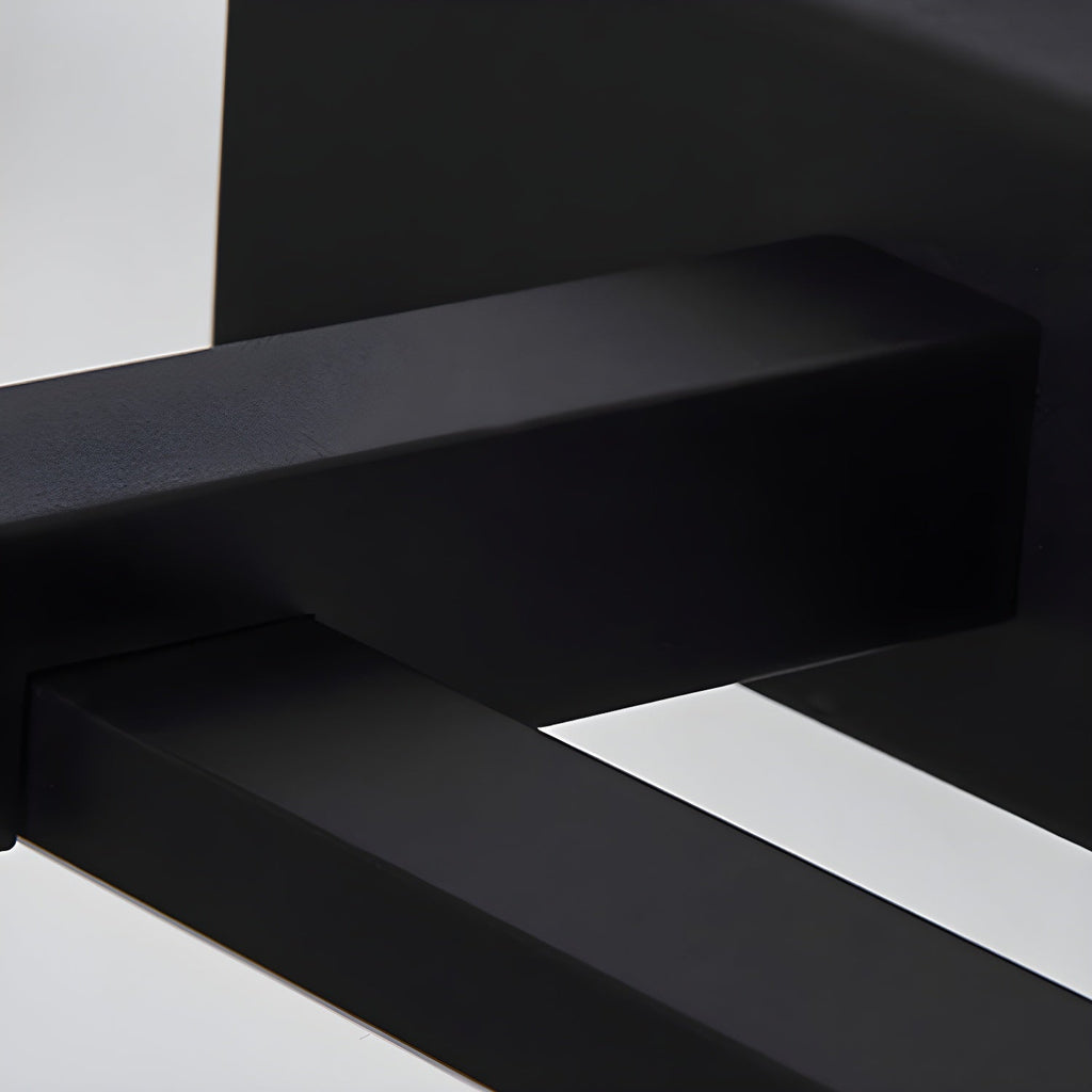 Linear Mirror Lighting Metal | Integrated LED Wall Lamp in Black | 3 Lengths - Lamylie