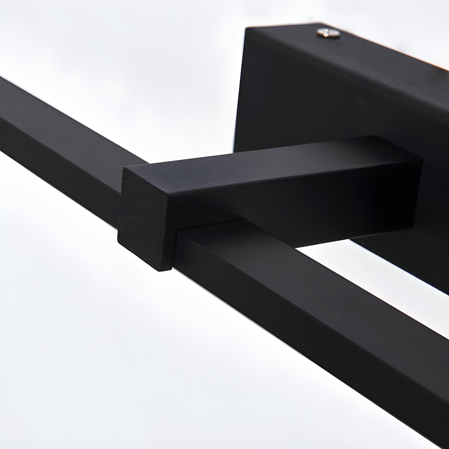 Linear Mirror Lighting Metal | Integrated LED Wall Lamp in Black | 3 Lengths - Lamylie
