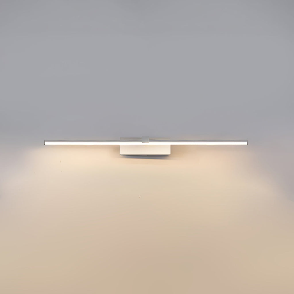 Linear Mirror Lighting Metal | Integrated LED Wall Lamp in Black | 3 Lengths - Lamylie