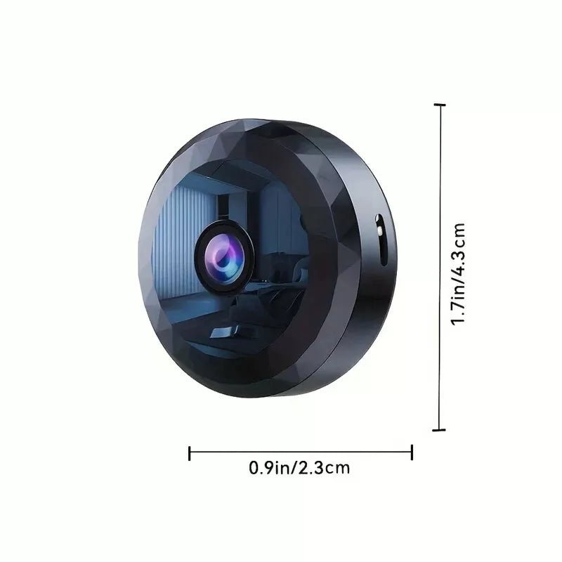 Mini WiFi Security Camera 1080P with Night Vision and Motion Alerts - Lamylie