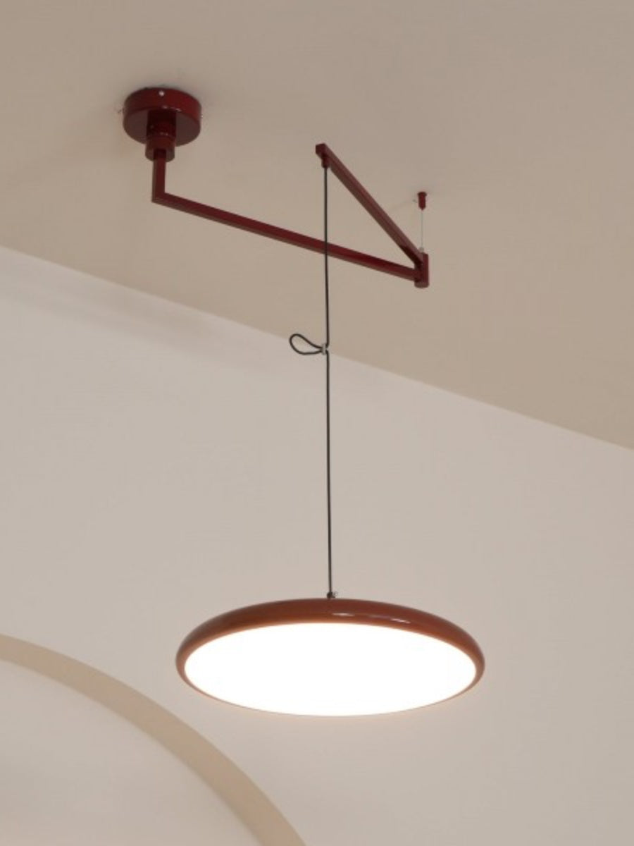 Adjustable Pendant Lamp with Swivel Arm | Minimalist Industrial Metal Lighting - Lamylie