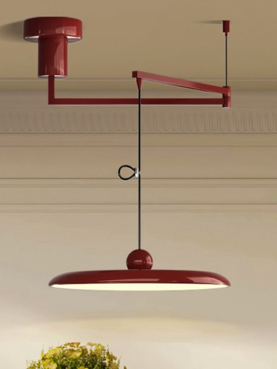 Adjustable Pendant Lamp with Swivel Arm | Minimalist Industrial Metal Lighting - Lamylie