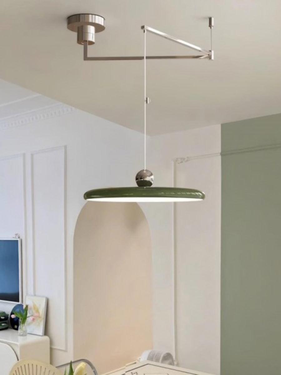 Adjustable Pendant Lamp with Swivel Arm | Minimalist Industrial Metal Lighting - Lamylie