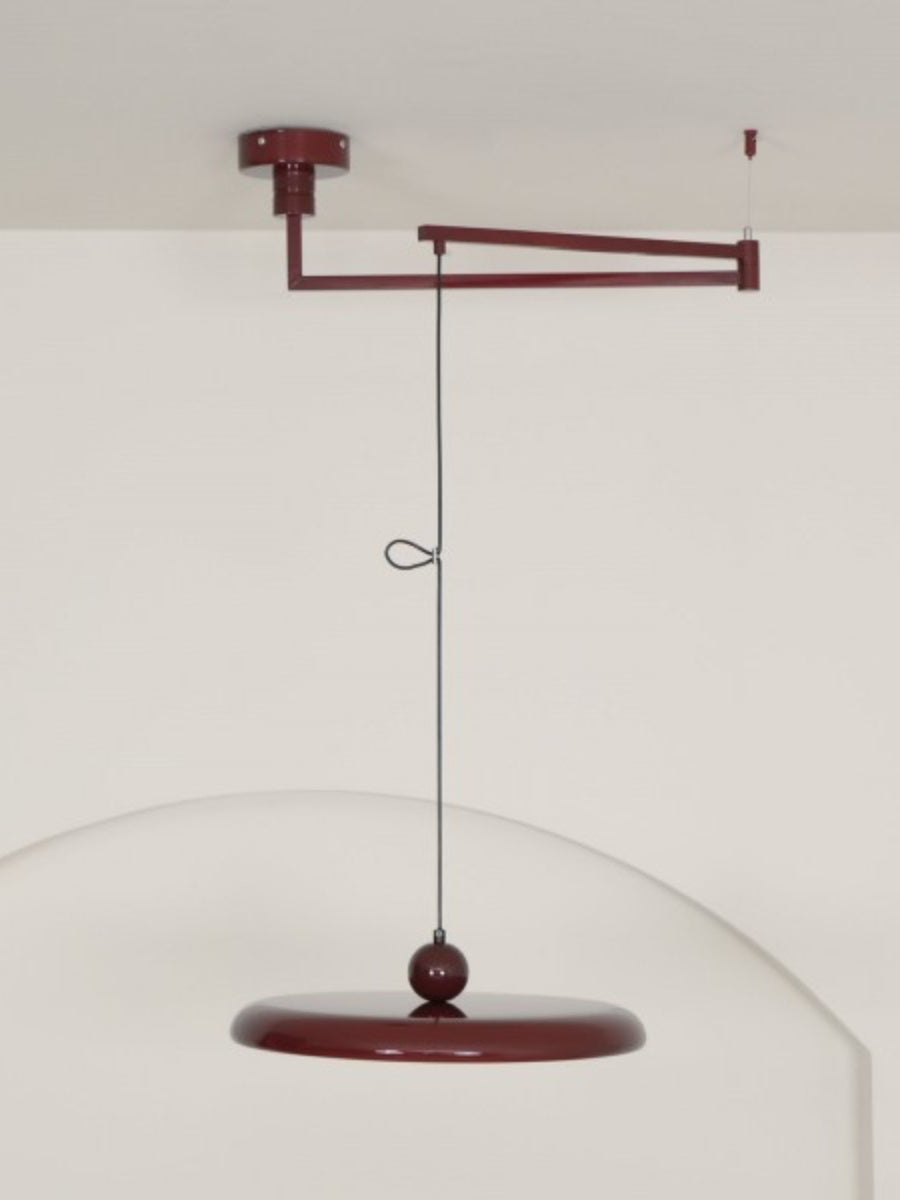 Adjustable Pendant Lamp with Swivel Arm | Minimalist Industrial Metal Lighting - Lamylie