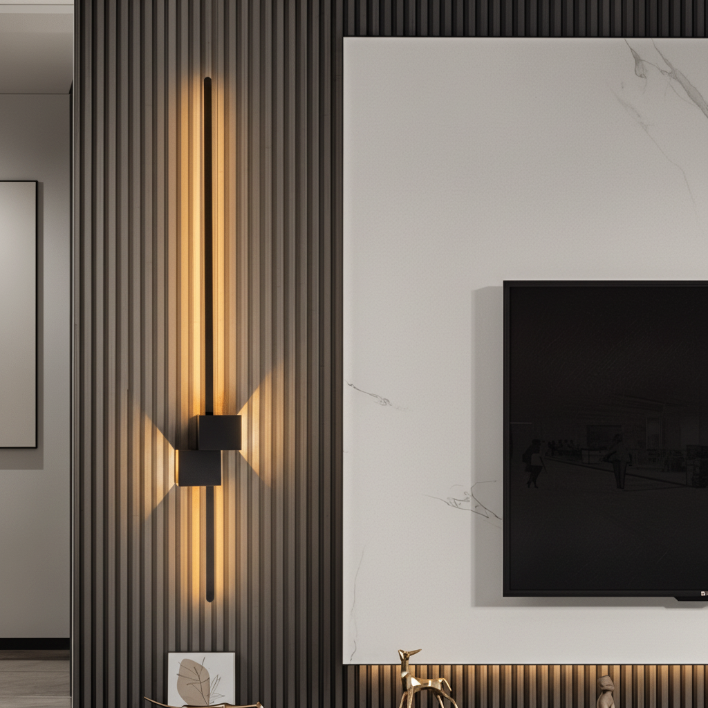 Lightline minimalistisk LED-vegglampe – diskret indirekte lys
