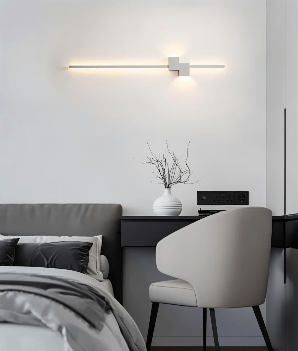 Lightline minimalistisk LED-vegglampe – diskret indirekte lys