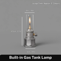 Vintage Butane Camping Lamp with Adjustable Flame | Compact Outdoor Light for Hikers and Adventurers - Lamylie