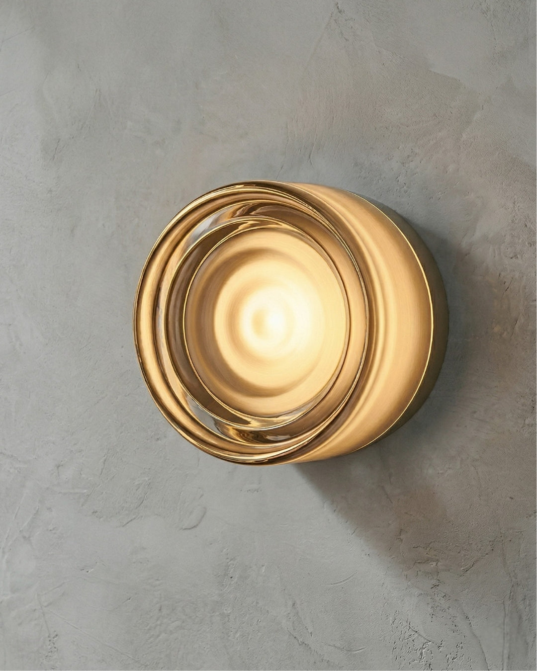 Minimalist LED Wall Lamp Round Aluminum Acrylic Diffuse Light Warm White Modern Design Compact Bedroom Hallway Accent Lighting - Lamylie