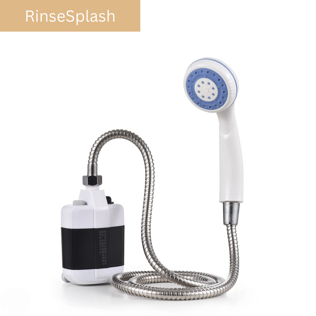 Portable Camping Shower Rechargeable USB for Outdoor Hiking Camping Beach - Lamylie