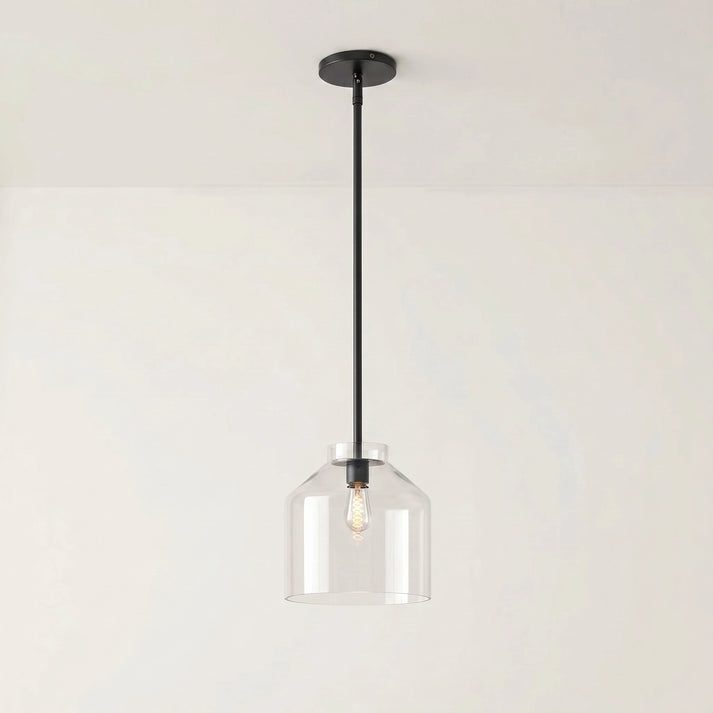 Scandinavian Pendant Lamp | Modern Metal Designer Lamp in Matte Finish | Stylish Pendant Lighting for Dining Room Kitchen Living Room - Lamylie