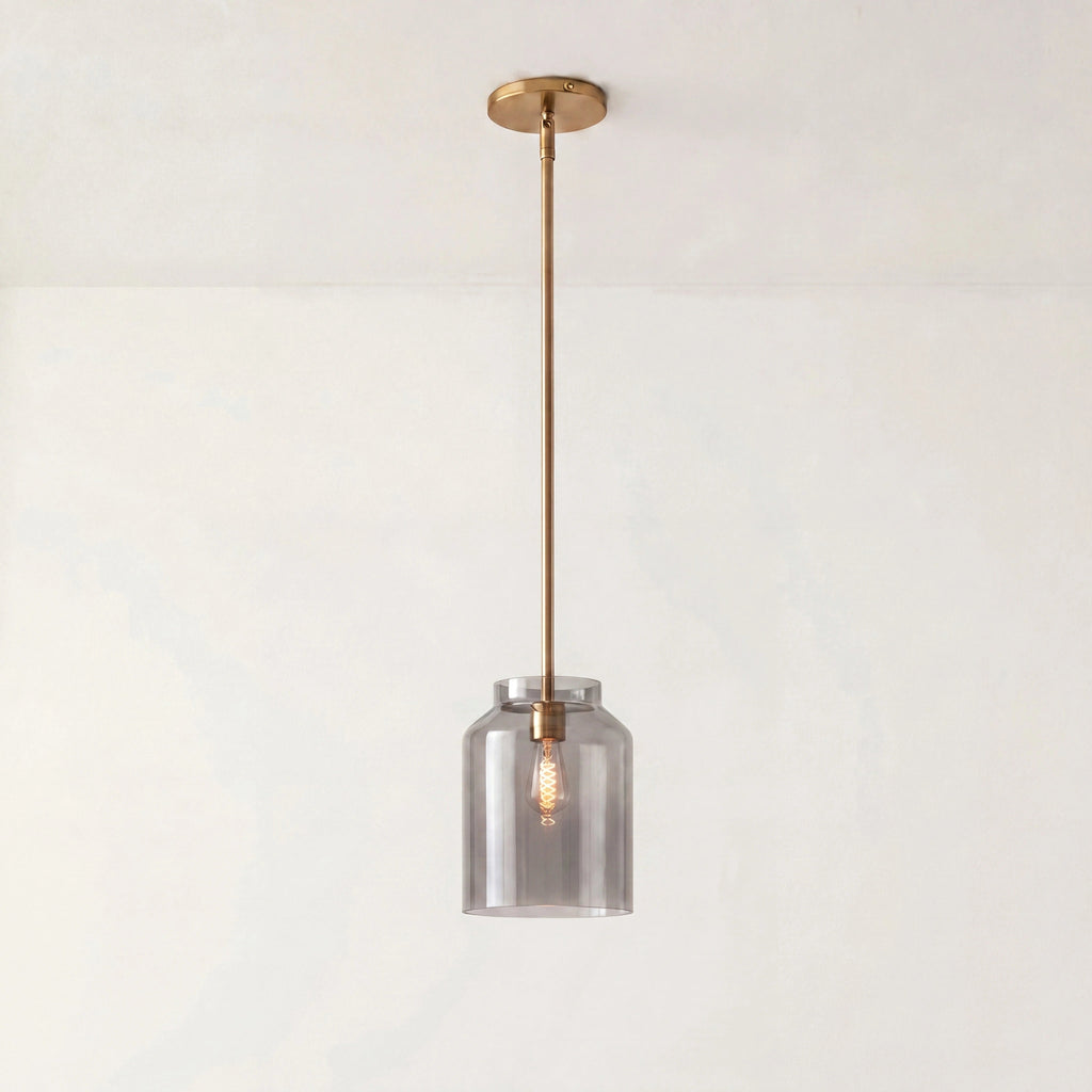 Scandinavian Pendant Lamp | Modern Metal Designer Lamp in Matte Finish | Stylish Pendant Lighting for Dining Room Kitchen Living Room - Lamylie