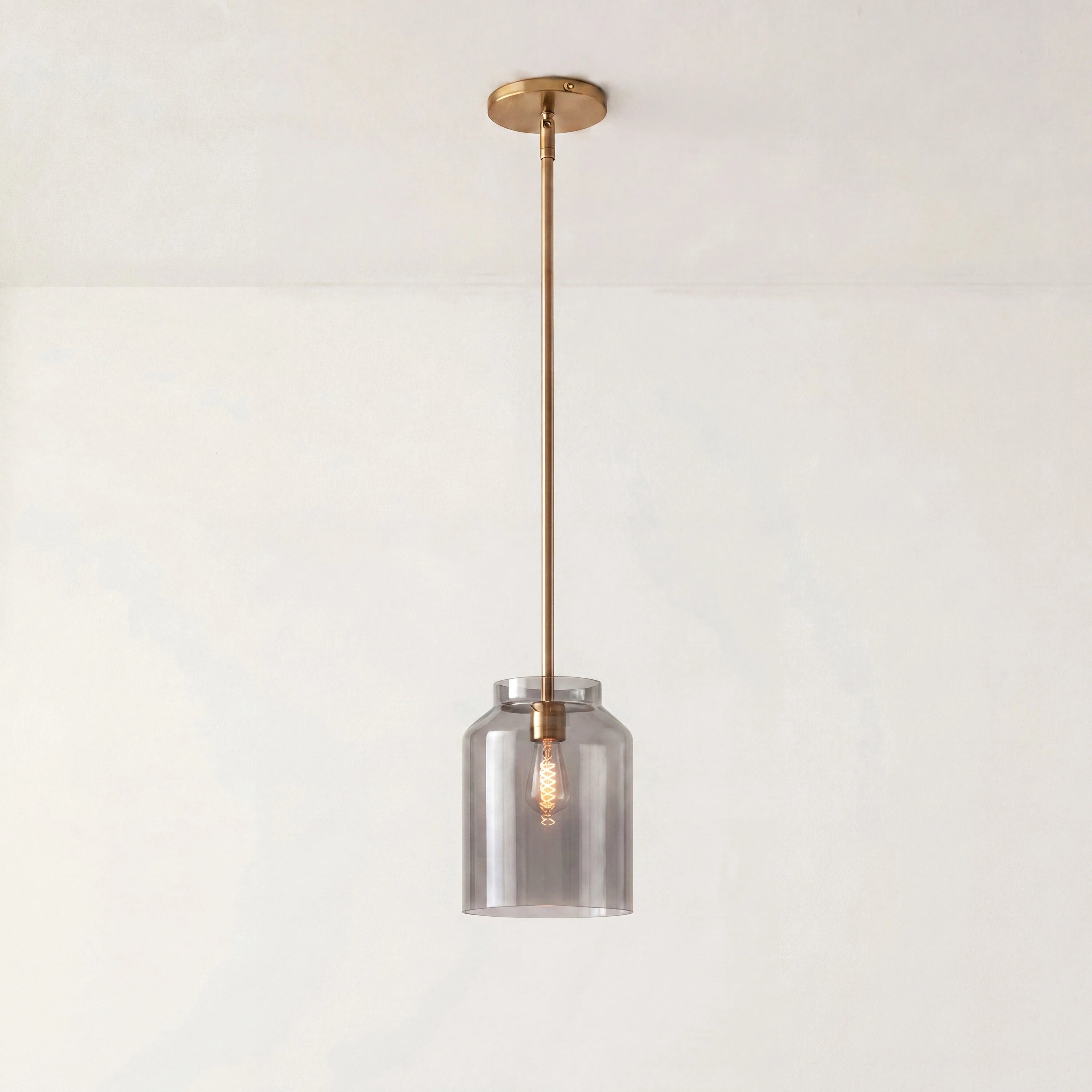 Scandinavian Pendant Lamp | Modern Metal Designer Lamp in Matte Finish | Stylish Pendant Lighting for Dining Room Kitchen Living Room - Lamylie
