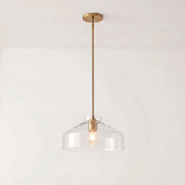 Scandinavian Pendant Lamp | Modern Metal Designer Lamp in Matte Finish | Stylish Pendant Lighting for Dining Room Kitchen Living Room - Lamylie