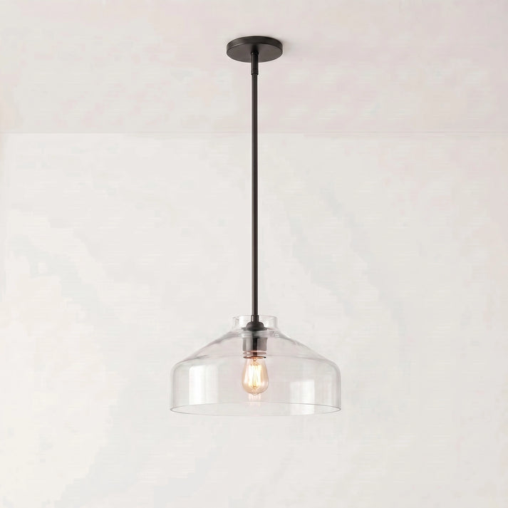 Scandinavian Pendant Lamp | Modern Metal Designer Lamp in Matte Finish | Stylish Pendant Lighting for Dining Room Kitchen Living Room - Lamylie