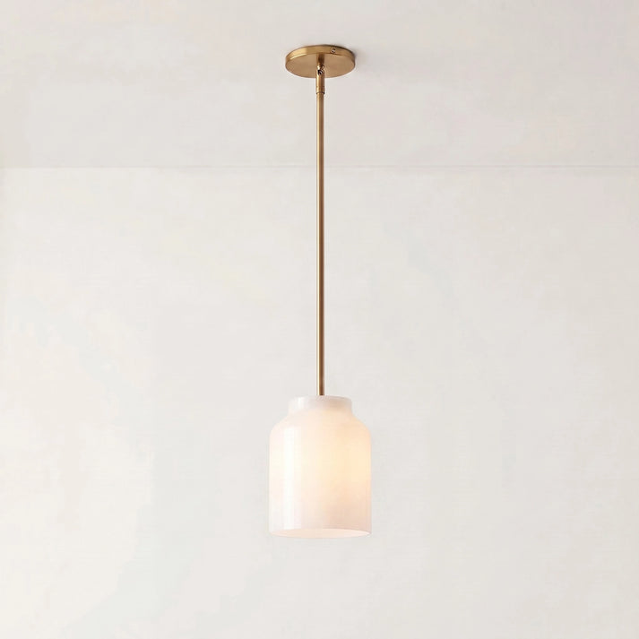 Scandinavian Pendant Lamp | Modern Metal Designer Lamp in Matte Finish | Stylish Pendant Lighting for Dining Room Kitchen Living Room - Lamylie