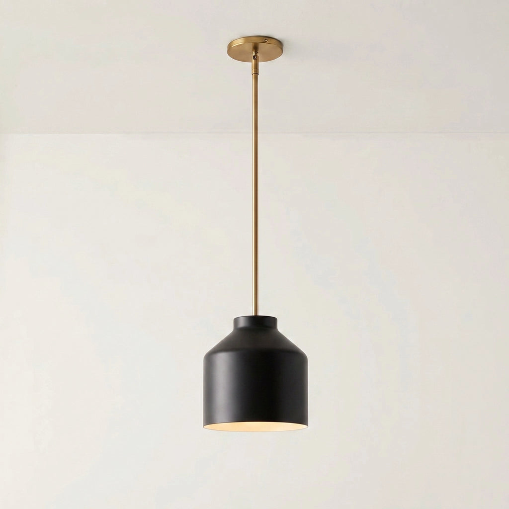 Scandinavian Pendant Lamp | Modern Metal Designer Lamp in Matte Finish | Stylish Pendant Lighting for Dining Room Kitchen Living Room - Lamylie