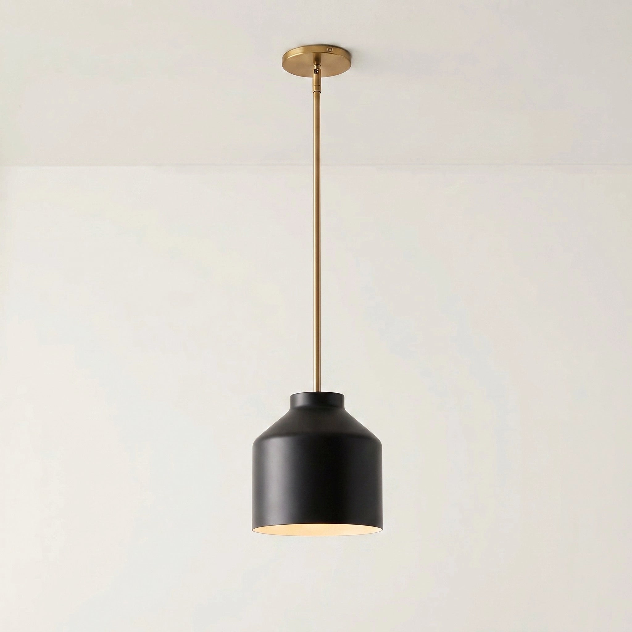 Scandinavian Pendant Lamp | Modern Metal Designer Lamp in Matte Finish | Stylish Pendant Lighting for Dining Room Kitchen Living Room - Lamylie