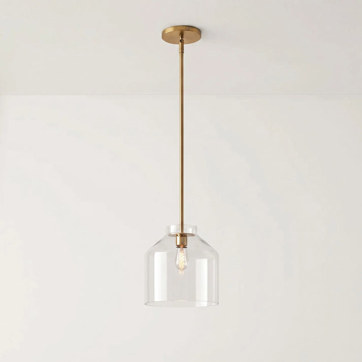 Scandinavian Pendant Lamp | Modern Metal Designer Lamp in Matte Finish | Stylish Pendant Lighting for Dining Room Kitchen Living Room - Lamylie