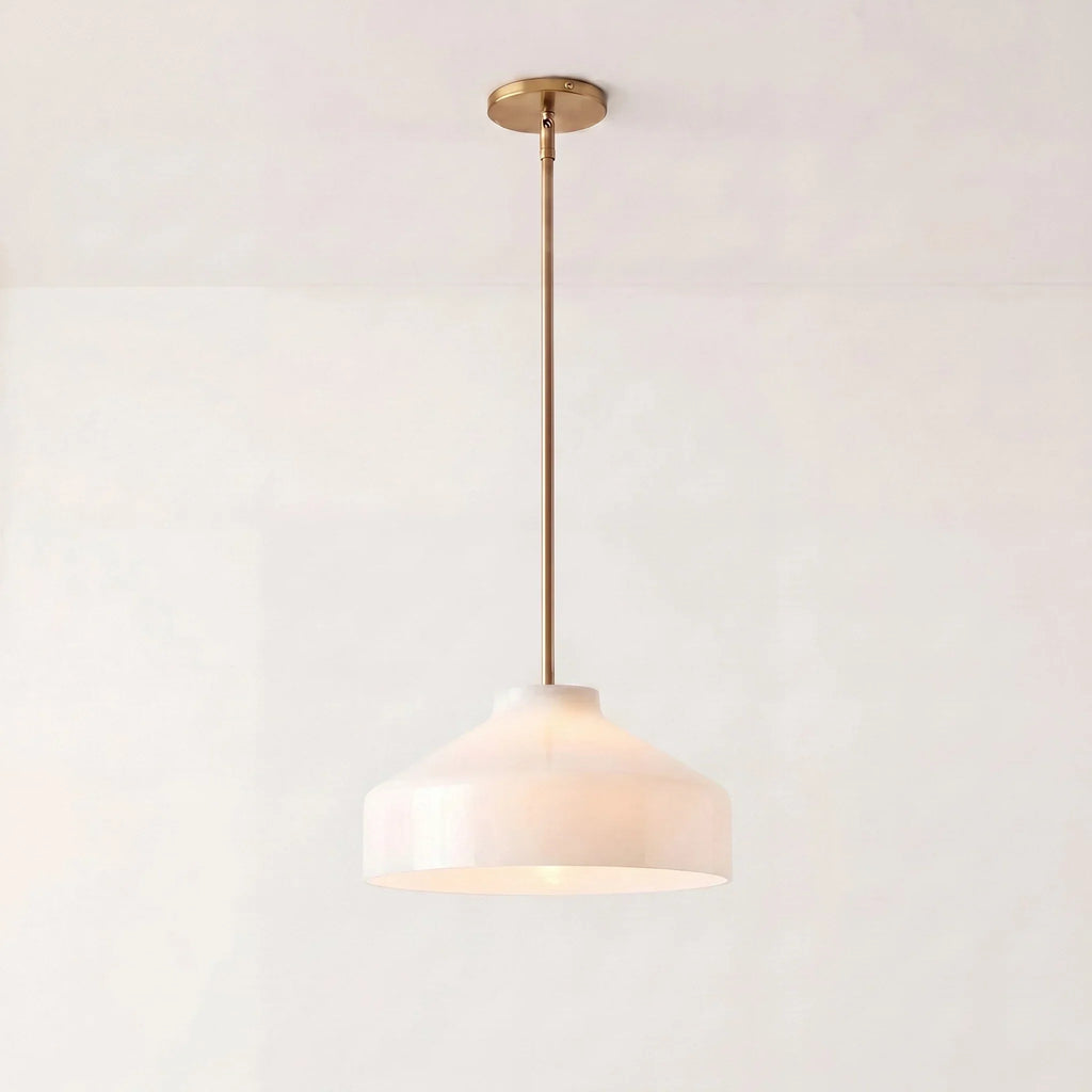 Scandinavian Pendant Lamp | Modern Metal Designer Lamp in Matte Finish | Stylish Pendant Lighting for Dining Room Kitchen Living Room - Lamylie