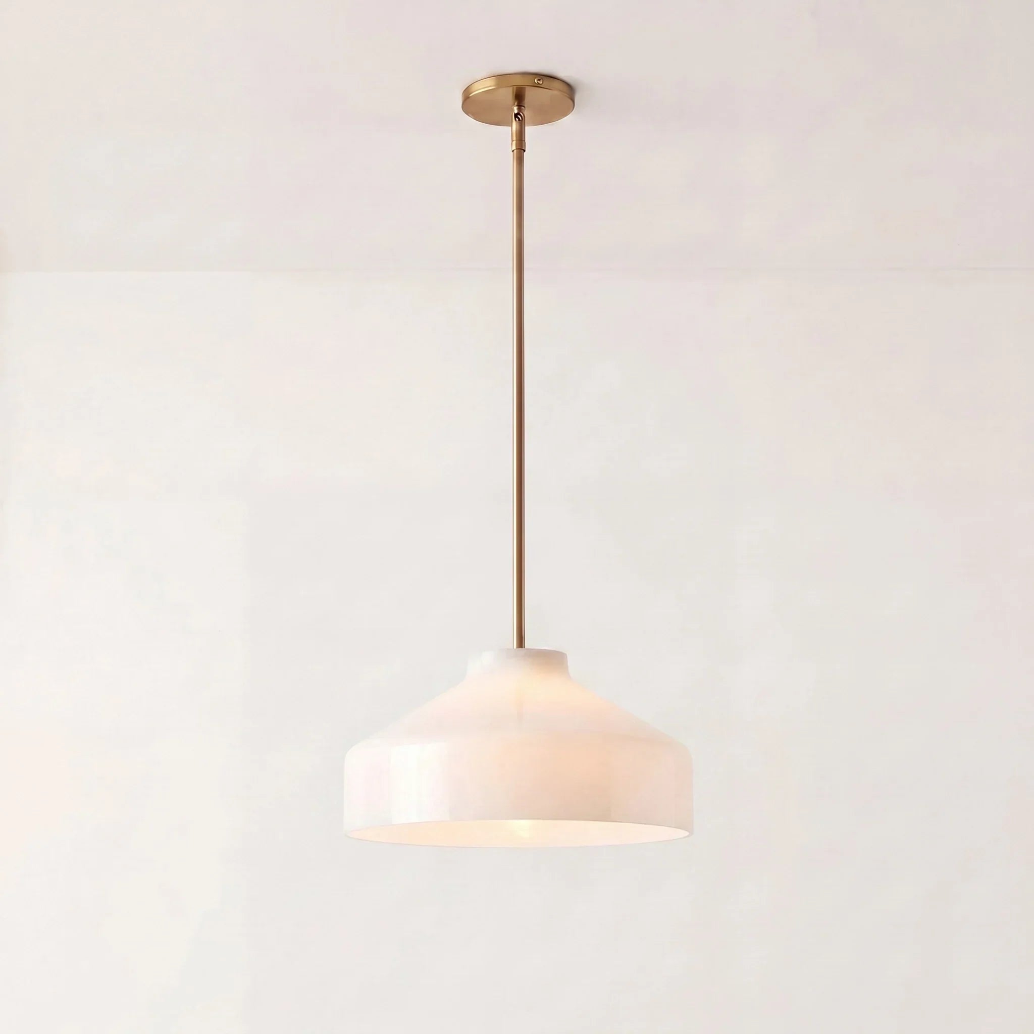 Scandinavian Pendant Lamp | Modern Metal Designer Lamp in Matte Finish | Stylish Pendant Lighting for Dining Room Kitchen Living Room - Lamylie