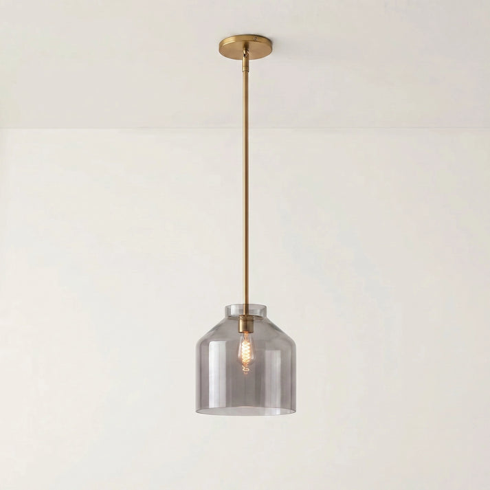 Scandinavian Pendant Lamp | Modern Metal Designer Lamp in Matte Finish | Stylish Pendant Lighting for Dining Room Kitchen Living Room - Lamylie