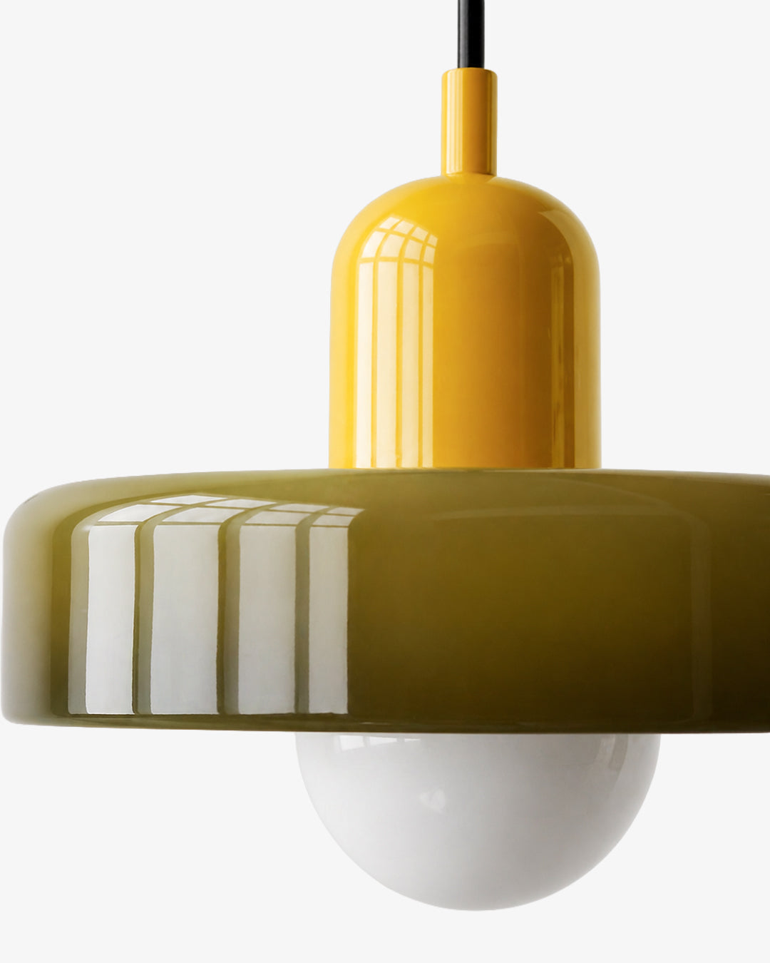 Glass Pendant Lamp Modern 19-35cm Scandinavian Design with Frosted Glass - Lamylie