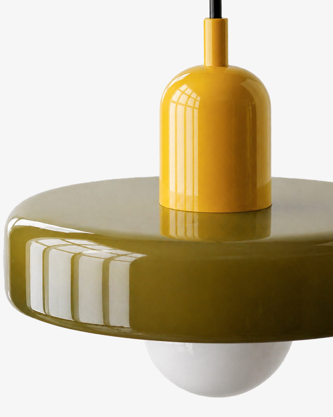 Glass Pendant Lamp Modern 19-35cm Scandinavian Design with Frosted Glass - Lamylie