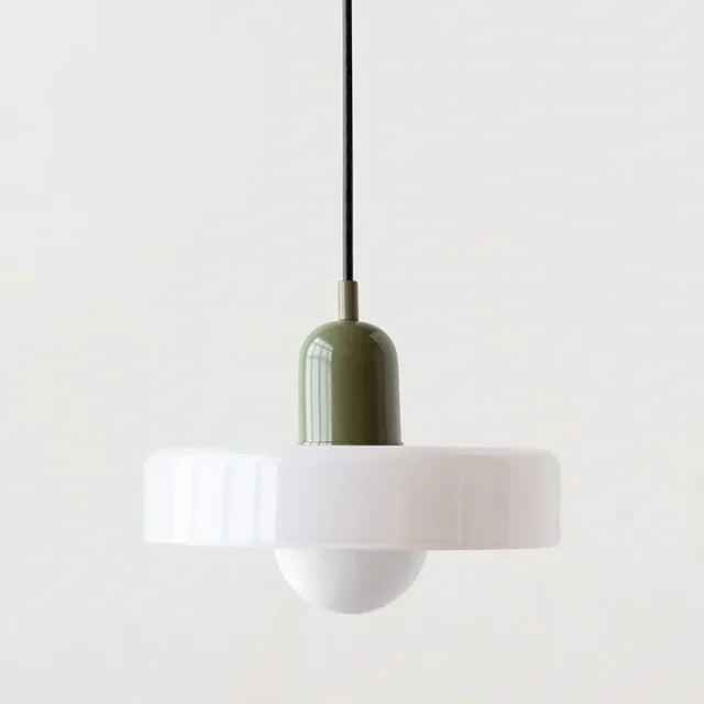 Glass Pendant Lamp Modern 19-35cm Scandinavian Design with Frosted Glass - Lamylie