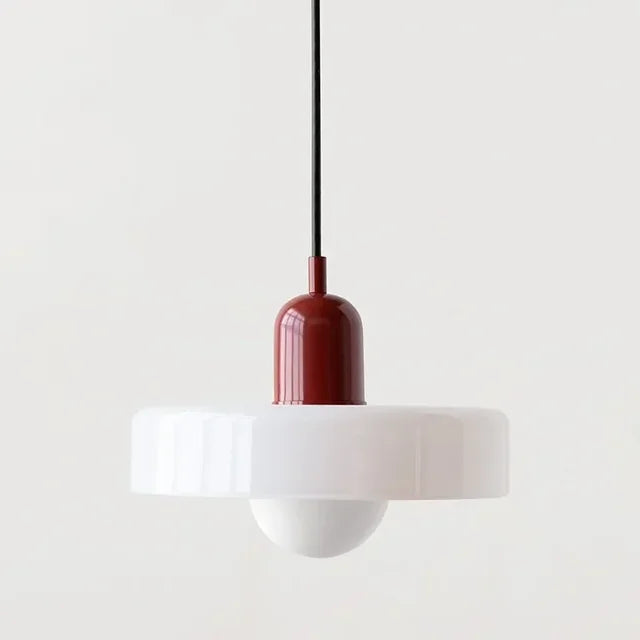 Glass Pendant Lamp Modern 19-35cm Scandinavian Design with Frosted Glass - Lamylie