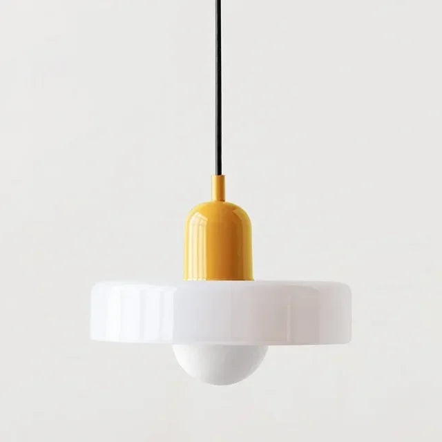 Glass Pendant Lamp Modern 19-35cm Scandinavian Design with Frosted Glass - Lamylie