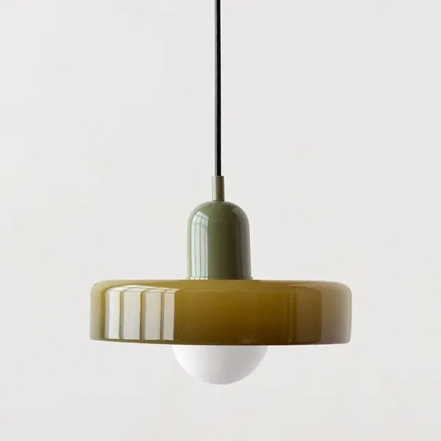 Glass Pendant Lamp Modern 19-35cm Scandinavian Design with Frosted Glass - Lamylie