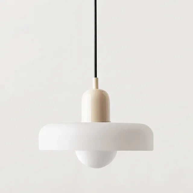 Glass Pendant Lamp Modern 19-35cm Scandinavian Design with Frosted Glass - Lamylie