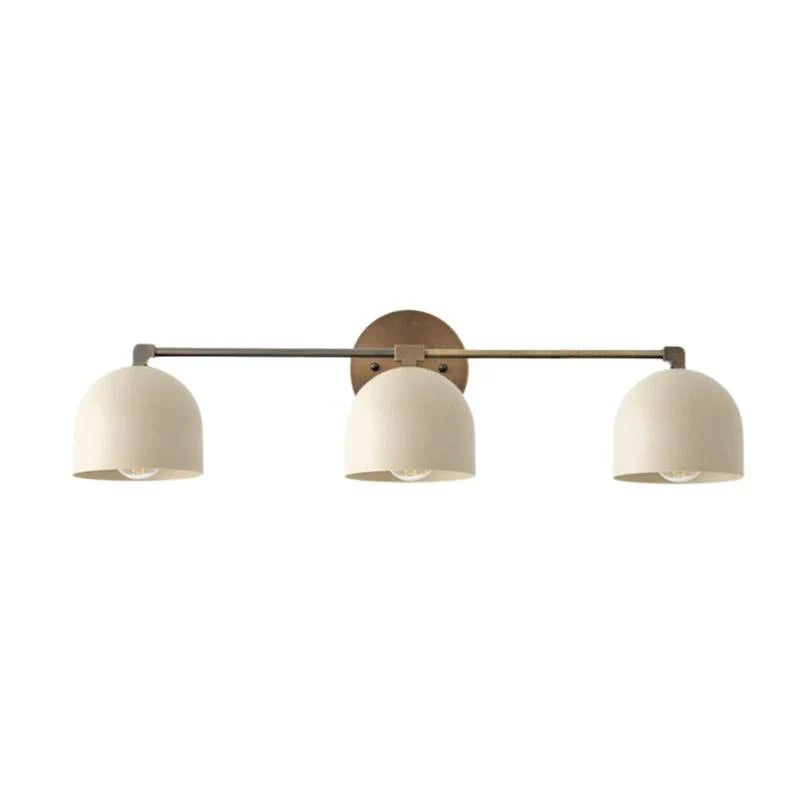 Lampada da parete in metallo con paralume sferico | Lampada dall’atmosfera scandinava per bagno, camera da letto e soggiorno | Illuminazione da parete moderna nera, oro e ottone - Lamylie