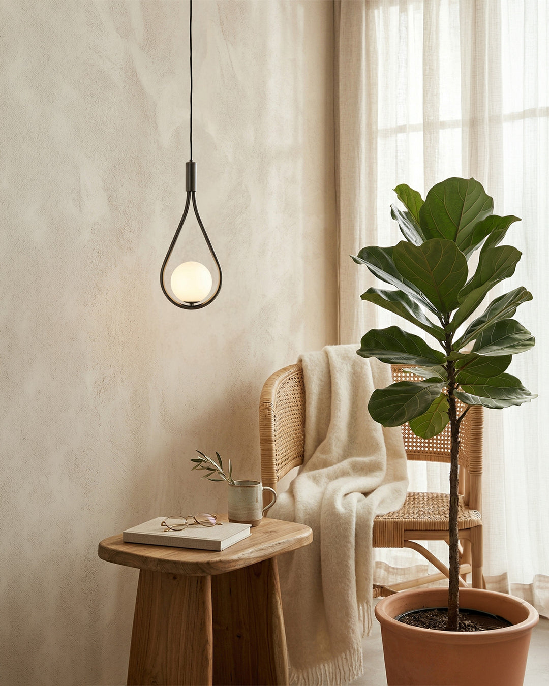 Nordic Drop Pendelleuchte Minimalistische tropfenförmige Glaslampe Moderne Beleuchtung für Esszimmer & Kücheninsel - Lamylie