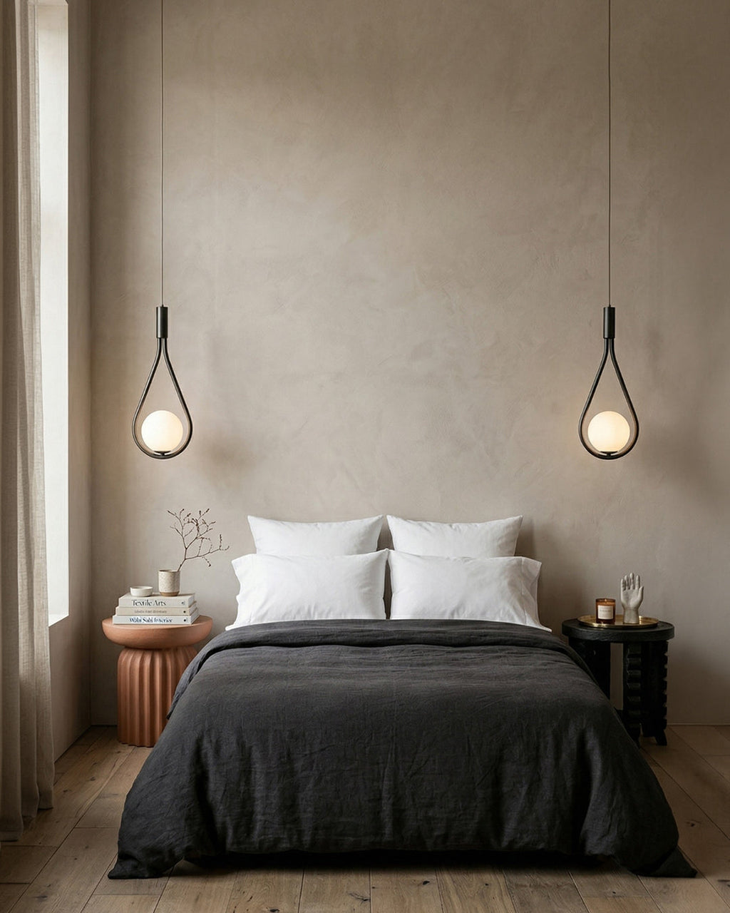Nordic Drop Pendelleuchte Minimalistische tropfenförmige Glaslampe Moderne Beleuchtung für Esszimmer & Kücheninsel - Lamylie