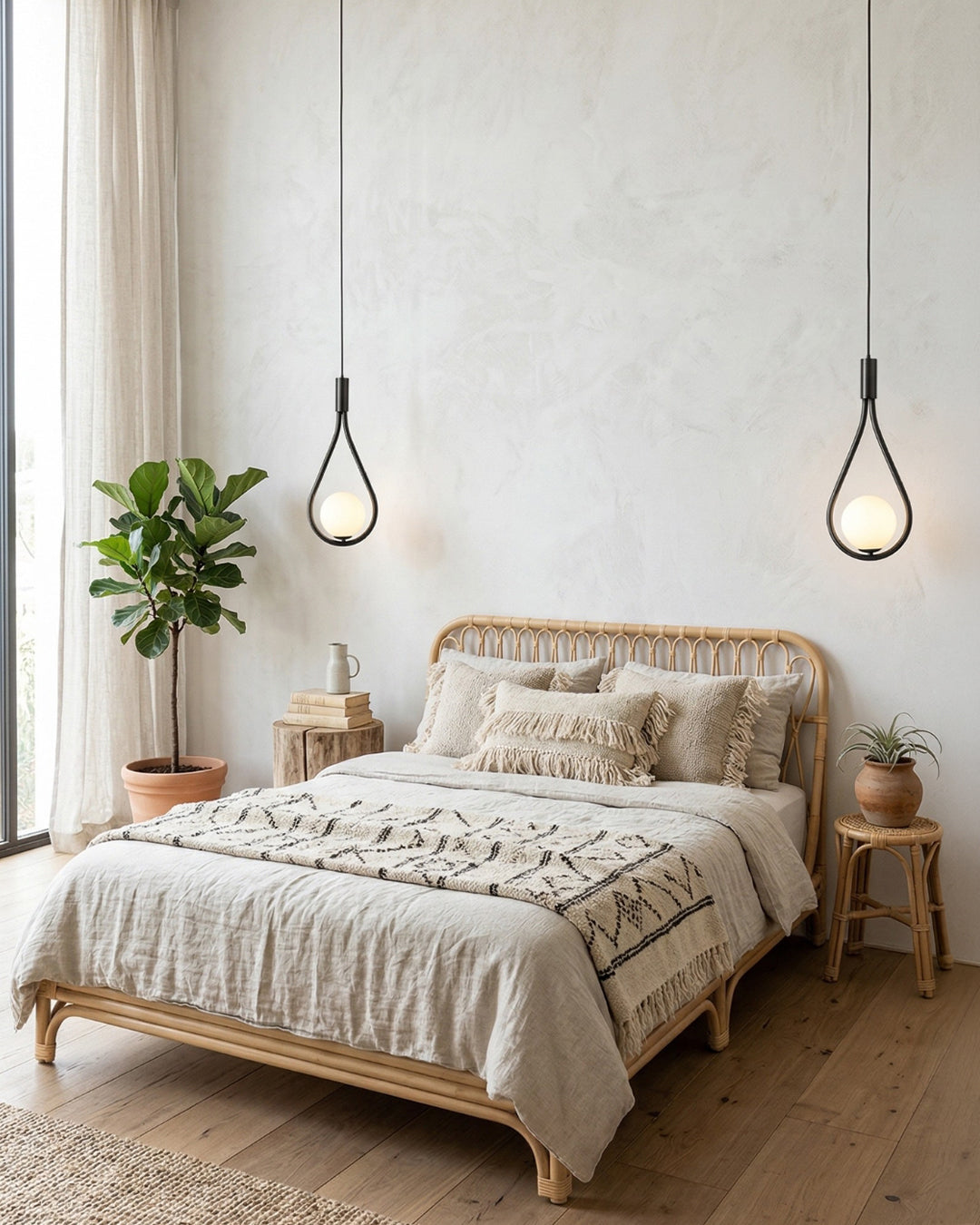 Nordic Drop Pendelleuchte Minimalistische tropfenförmige Glaslampe Moderne Beleuchtung für Esszimmer & Kücheninsel - Lamylie