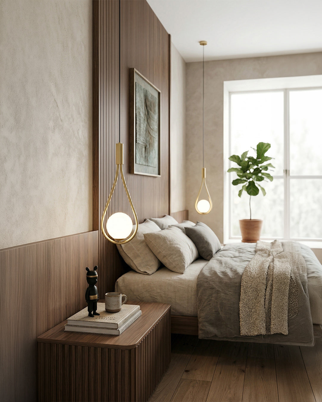 Nordic Drop Pendelleuchte Minimalistische tropfenförmige Glaslampe Moderne Beleuchtung für Esszimmer & Kücheninsel - Lamylie