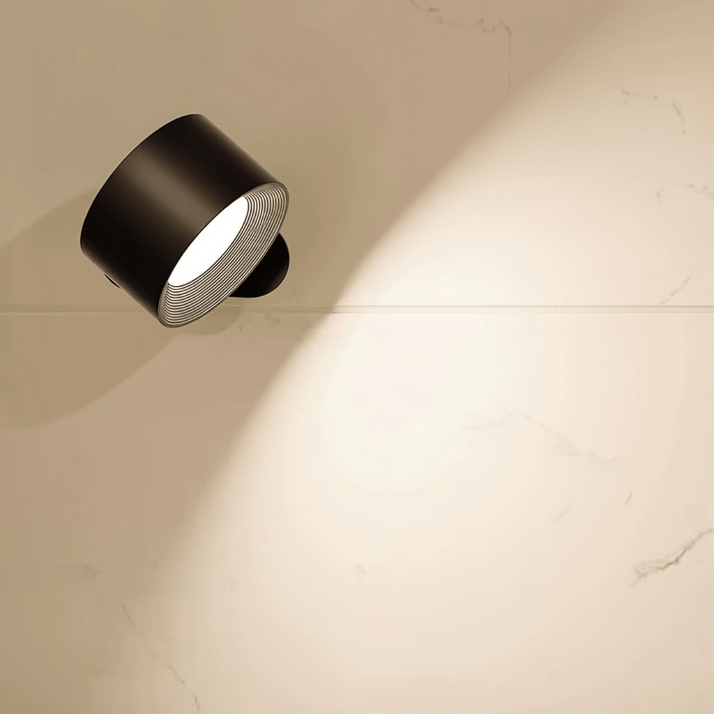 Wiederaufladbare LED-Wandleuchte mit verstellbarem Kopf - Lamylie