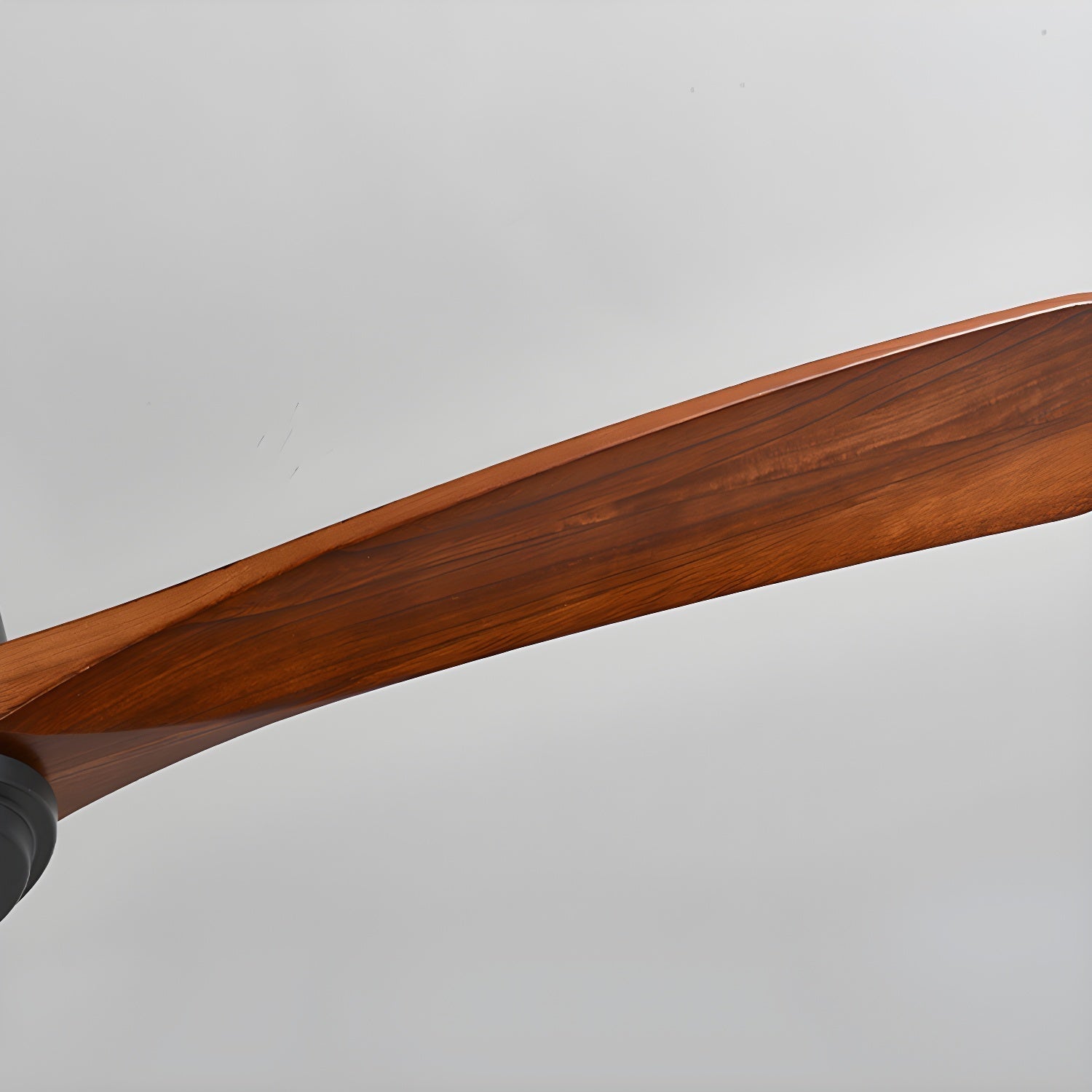 Ventilateur de plafond avec éclairage, design scandinave en bois, 106/122/132 cm, à intensité variable avec télécommande, ventilateur de plafond avec lampe LED, pales en bois, salon, chambre, salle à manger – Lamylie