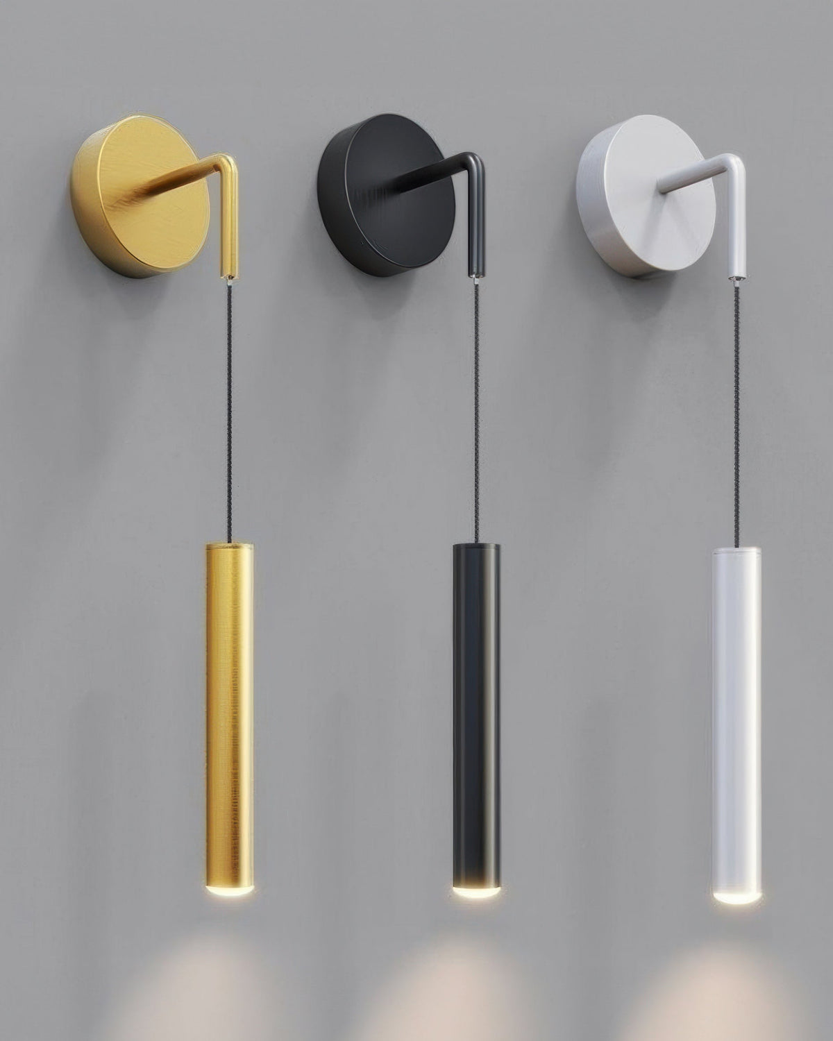 AuroraSphere κυλινδρική απλίκα τοίχου LED — Ζεστή λάμψη, μίνιμαλ σχεδιασμός