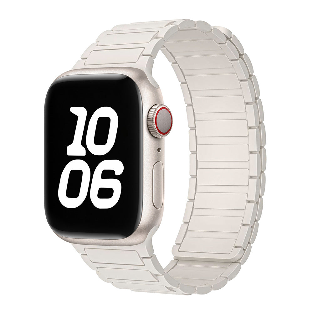 Magnetisches Silikon-Schlaufenarmband als Zubehör für die Nova-Smartwatch – Lamylie