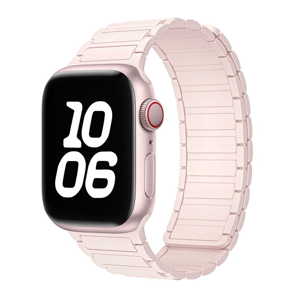 Magnetisches Silikon-Schlaufenarmband als Zubehör für die Nova-Smartwatch – Lamylie