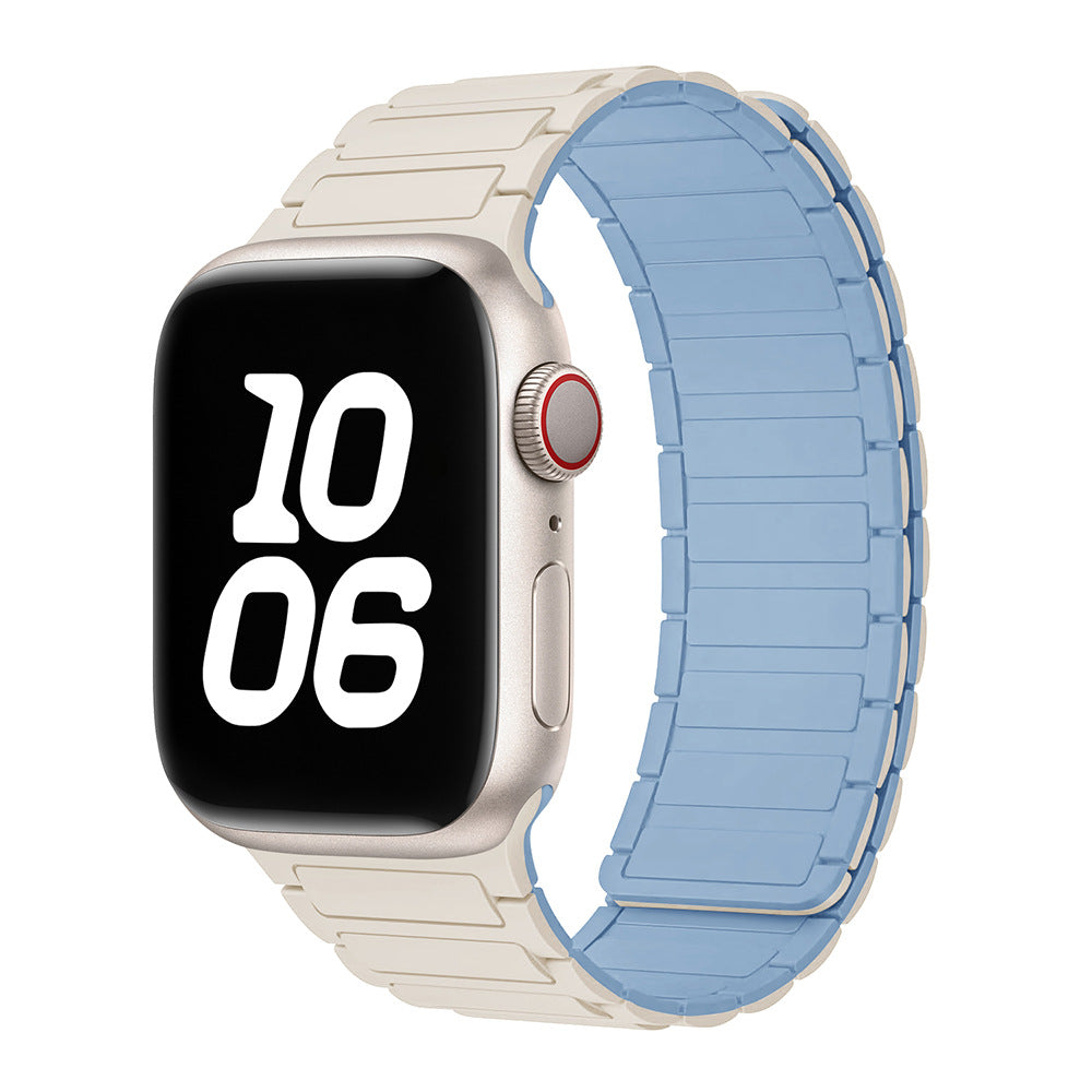 Magnetisches Silikon-Schlaufenarmband als Zubehör für die Nova-Smartwatch – Lamylie